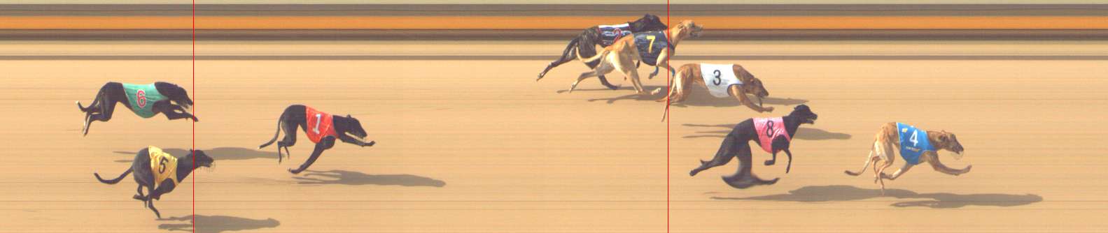 Race result finish photo