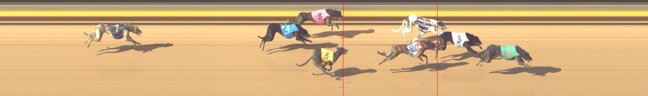 Photo finish for Shepparton Race 7