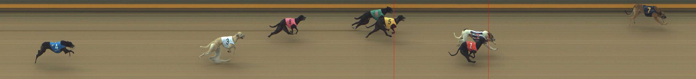 Photo finish for Shepparton Race 1