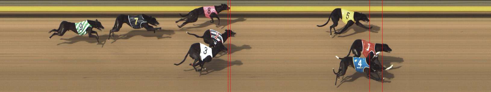 Photo finish for Shepparton Race 3