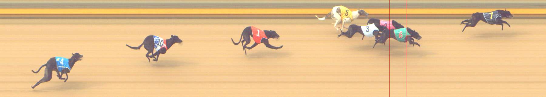 Photo finish for Shepparton Race 5