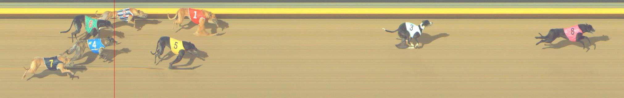 Photo finish for Shepparton Race 13