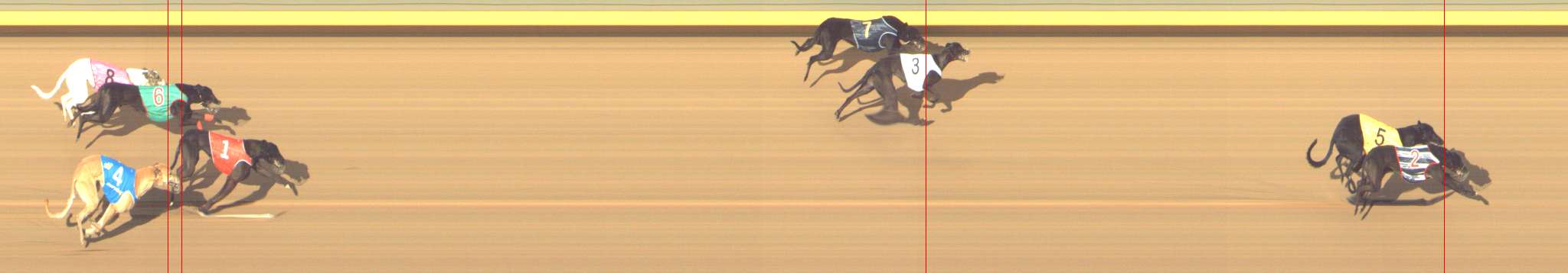 Photo finish for Shepparton Race 1