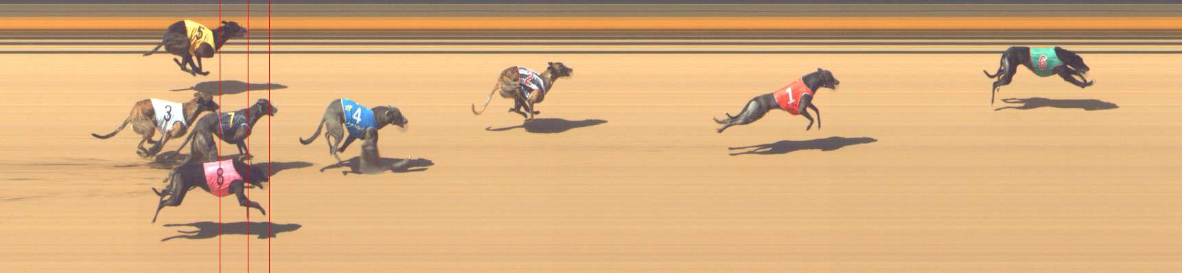 Photo finish for Shepparton Race 4