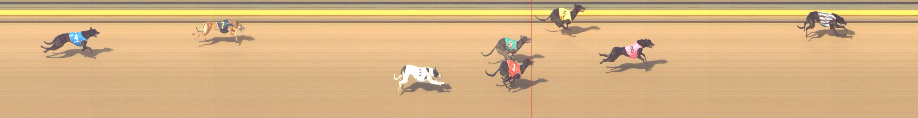 Photo finish for Shepparton Race 9