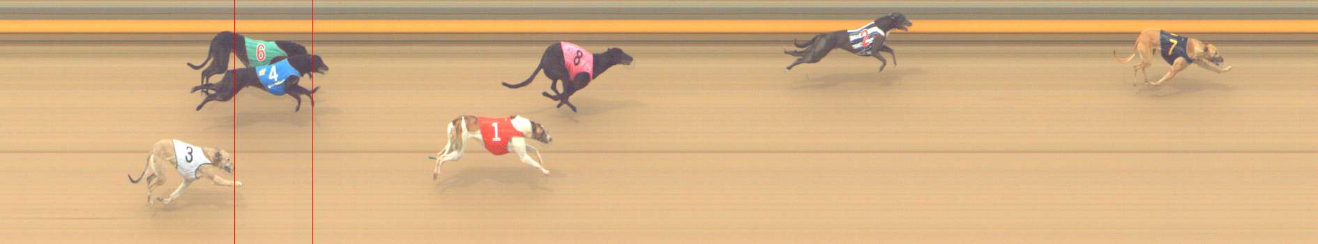 Photo finish for Shepparton Race 12