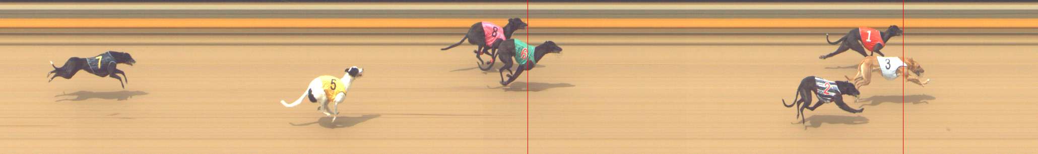 Photo finish for Shepparton Race 9