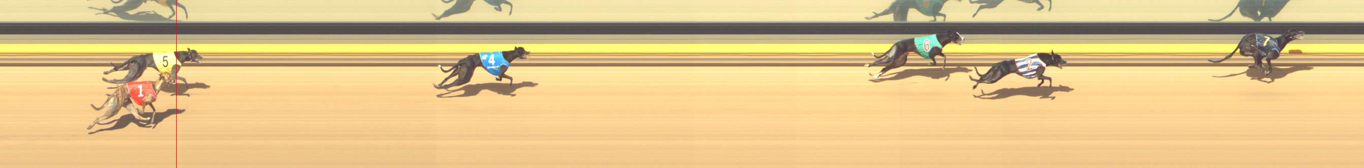 Photo finish for Shepparton Race 8