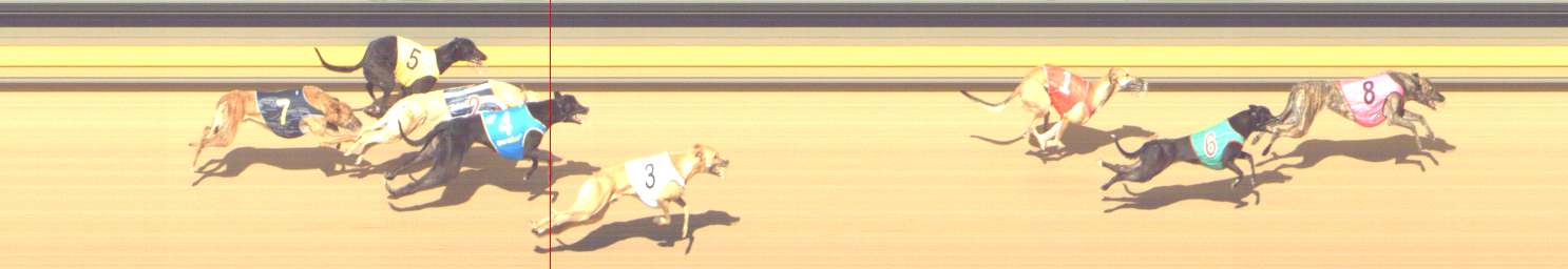 Photo finish for Shepparton Race 9