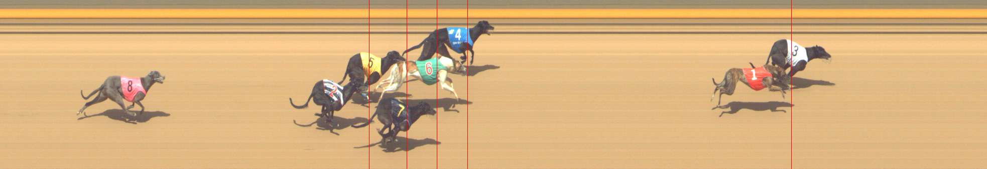 Photo finish for Shepparton Race 12