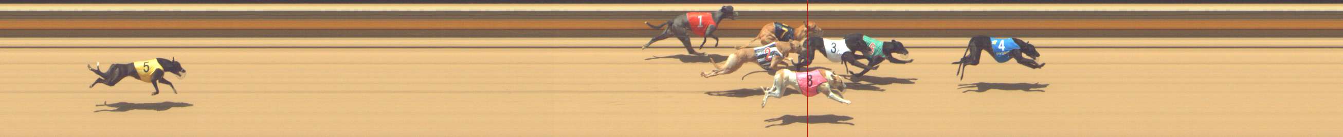 Photo finish for Shepparton Race 8