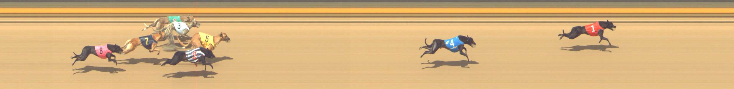 Photo finish for Shepparton Race 12