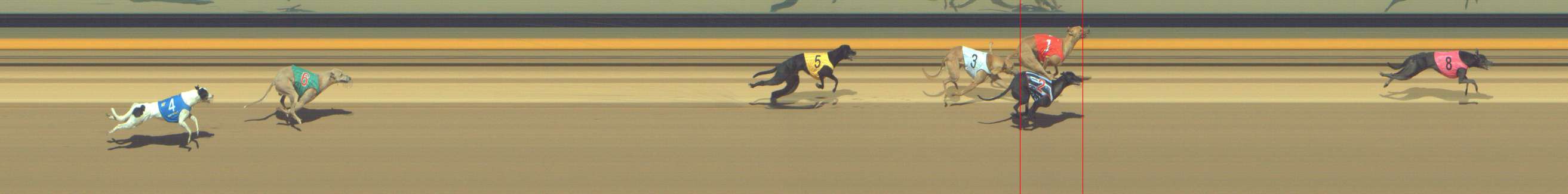 Photo finish for Shepparton Race 4