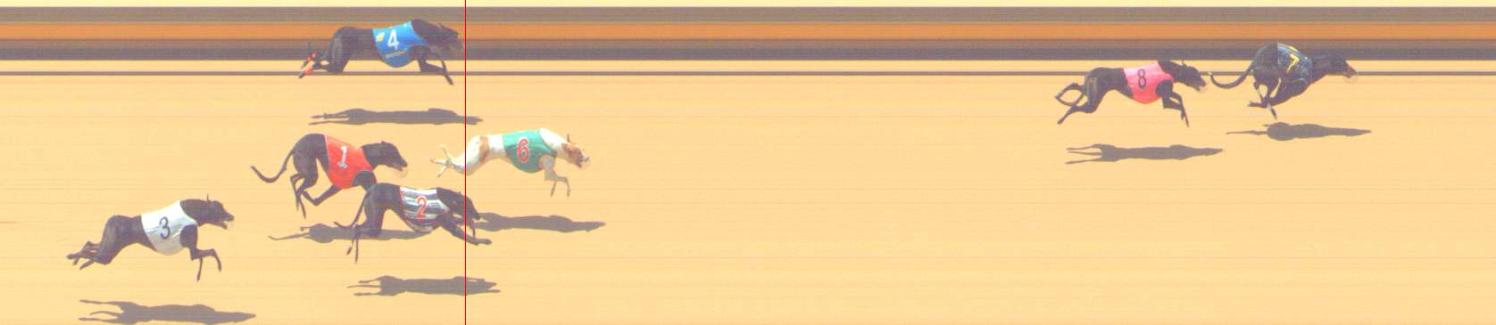 Photo finish for Shepparton Race 7