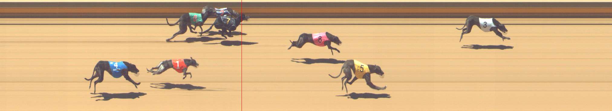 Photo finish for Shepparton Race 7