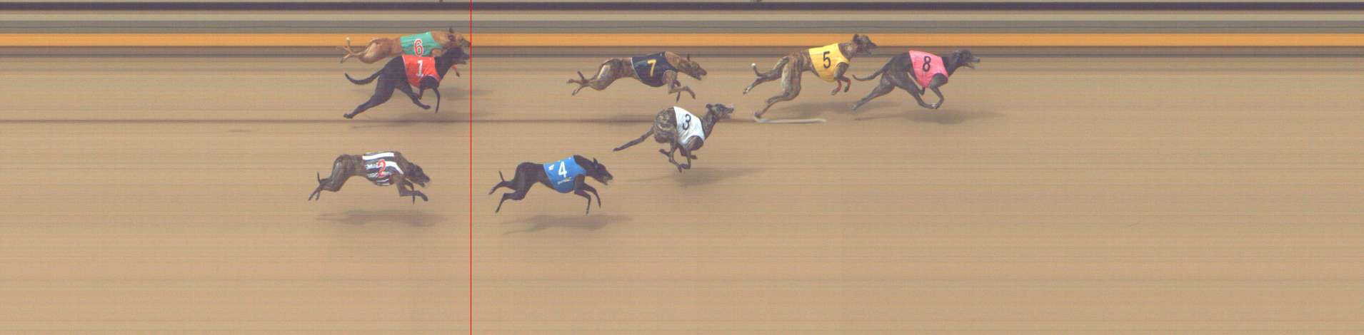 Photo finish for Shepparton Race 6