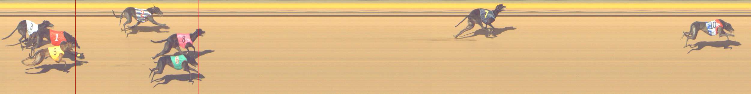 Photo finish for Shepparton Race 3
