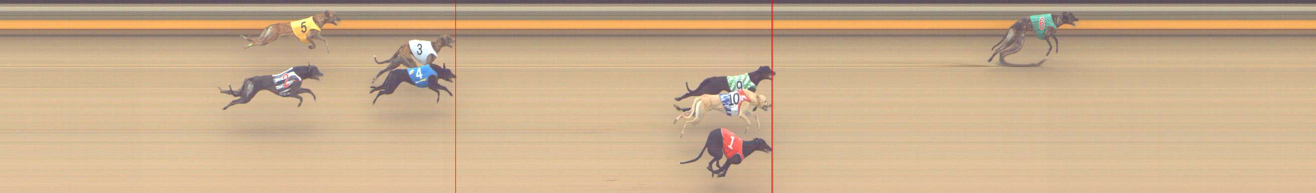 Photo finish for Shepparton Race 6