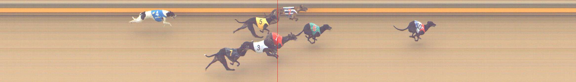 Photo finish for Shepparton Race 6