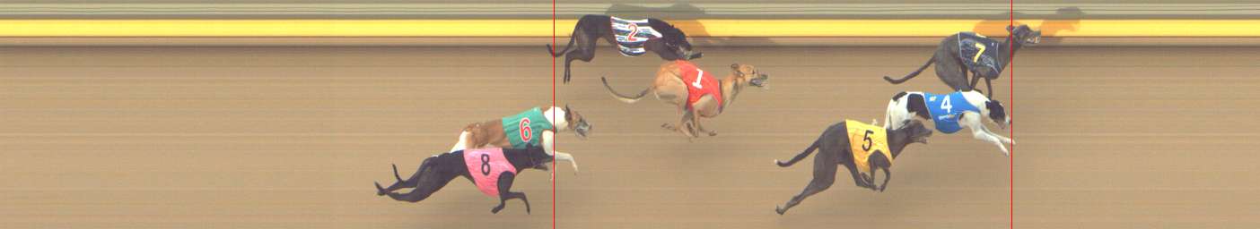 Photo finish for Shepparton Race 6