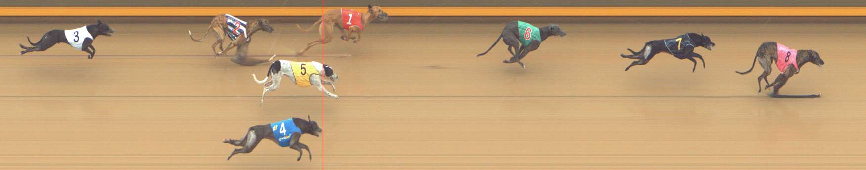 Photo finish for Shepparton Race 7