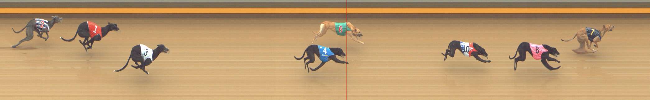 Photo finish for Shepparton Race 9