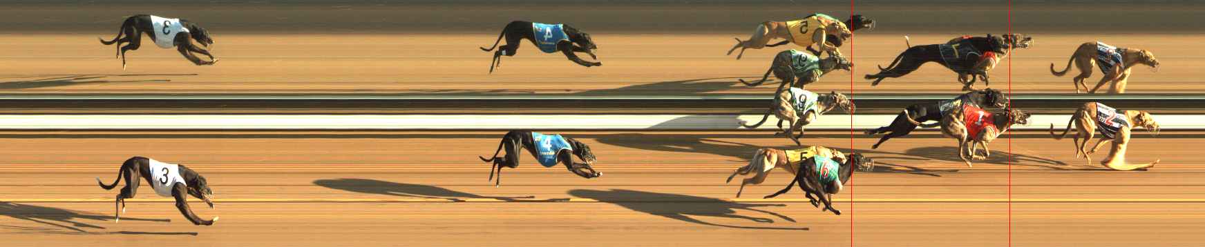 Photo finish for The Meadows Race 3