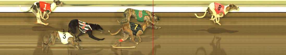 Photo finish for The Meadows Race 8