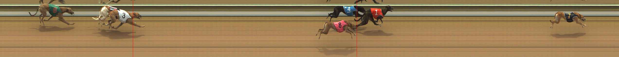 Photo finish for The Meadows Race 1
