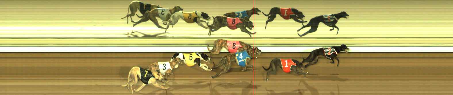 Photo finish for The Meadows Race 8