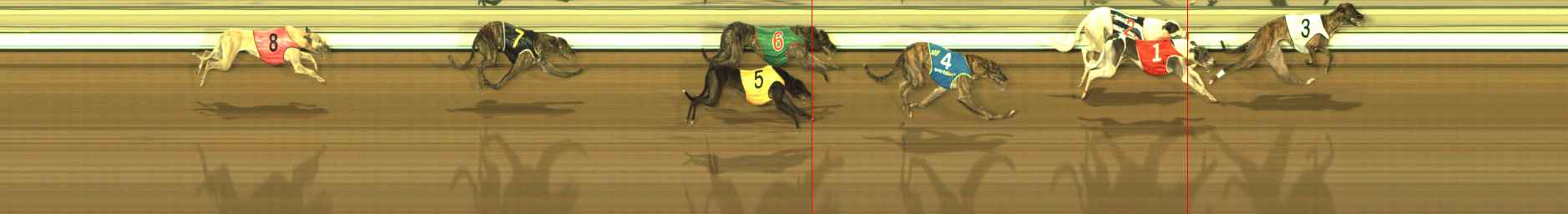 Photo finish for The Meadows Race 8