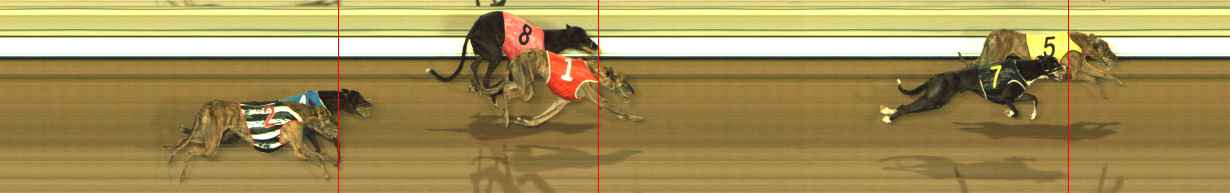 Photo finish for The Meadows Race 9