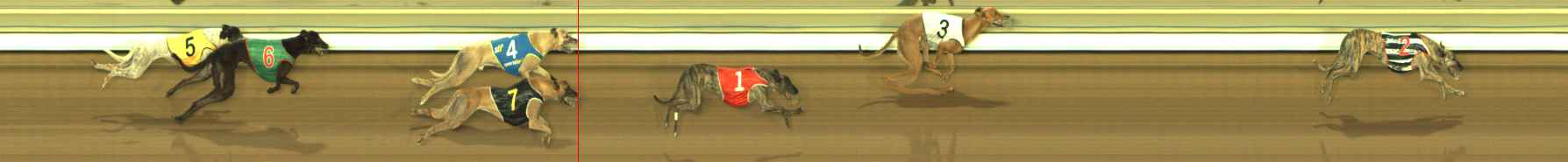 Photo finish for The Meadows Race 6