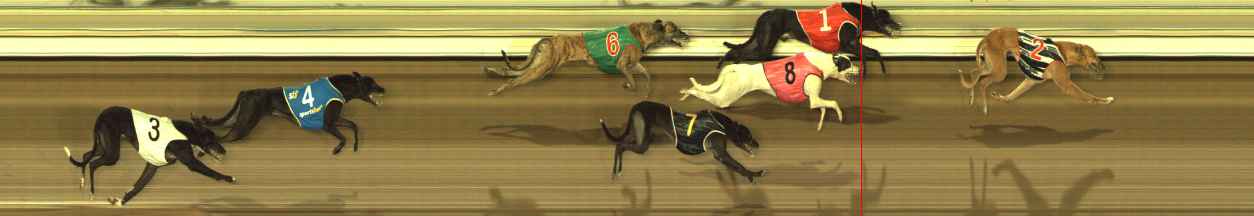 Photo finish for The Meadows Race 9