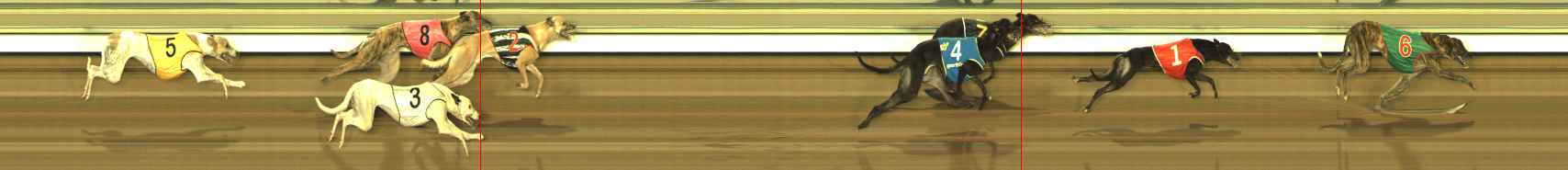 Photo finish for The Meadows Race 6