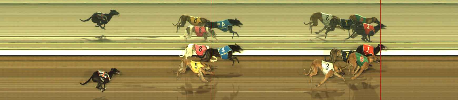 Photo finish for The Meadows Race 1