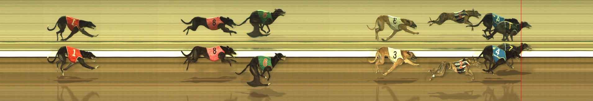 Photo finish for The Meadows Race 6