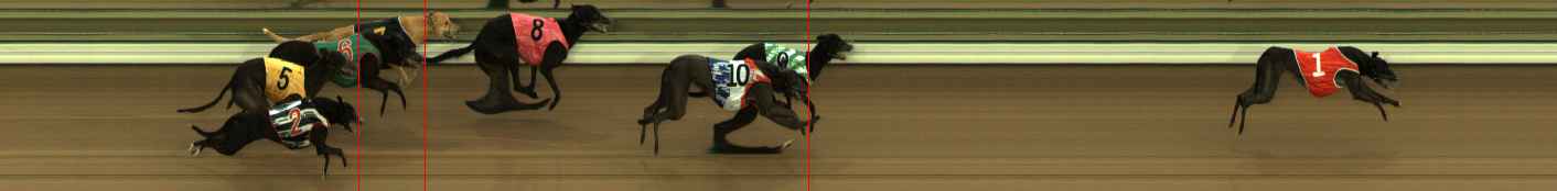 Photo finish for The Meadows Race 1