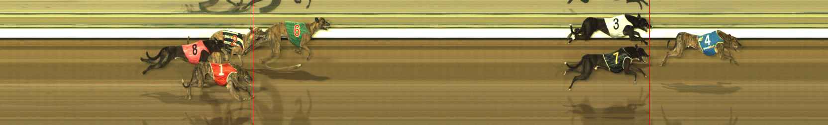 Photo finish for The Meadows Race 9
