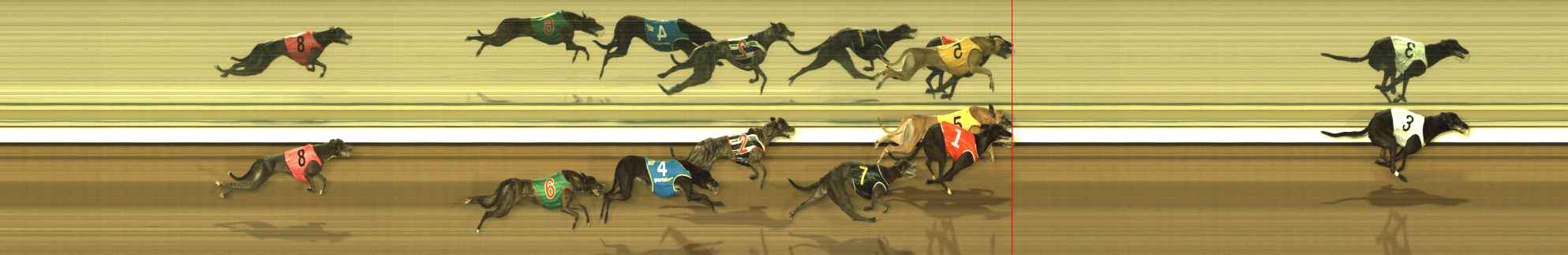 Photo finish for The Meadows Race 6