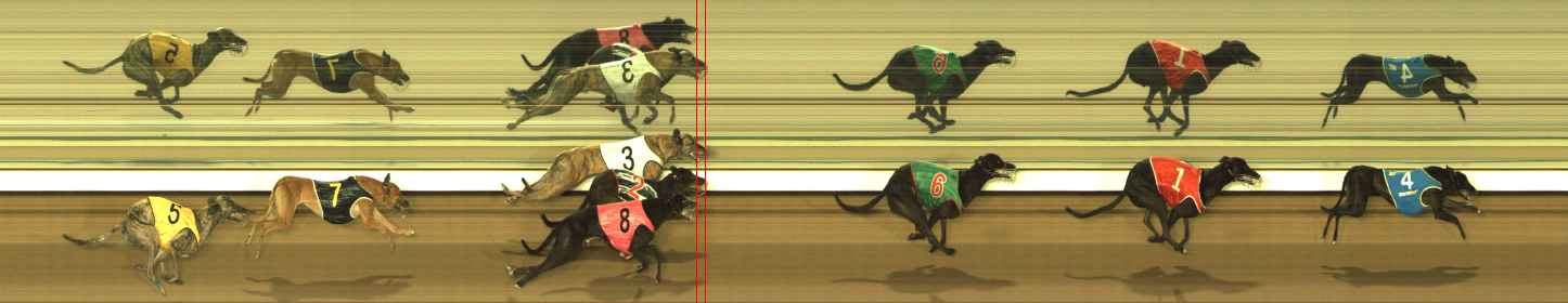 Photo finish for The Meadows Race 8