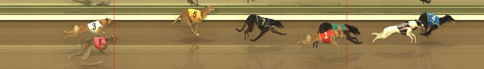 Photo finish for The Meadows Race 1