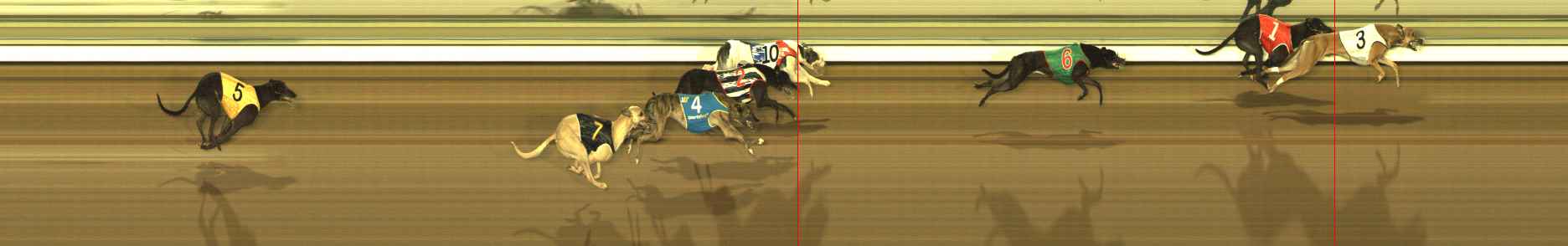 Photo finish for The Meadows Race 9