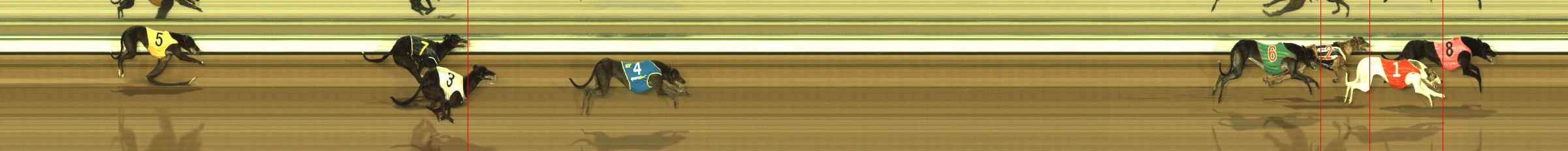 Photo finish for The Meadows Race 1