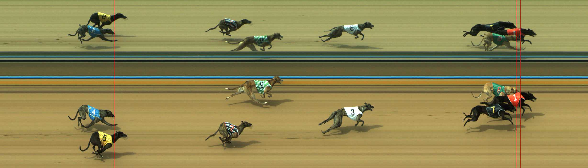 Photo finish for Traralgon Race 2