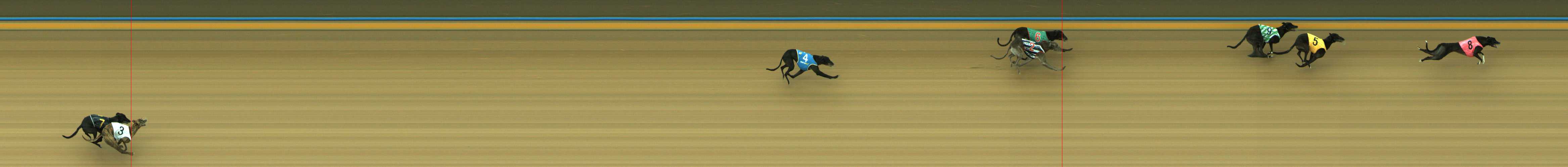 Photo finish for Traralgon Race 6