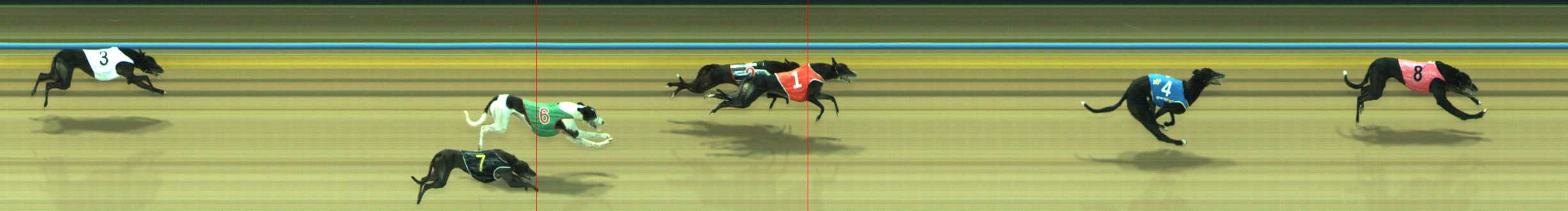 Photo finish for Traralgon Race 6