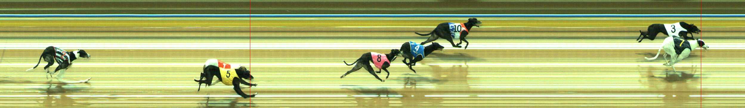 Photo finish for Traralgon Race 6