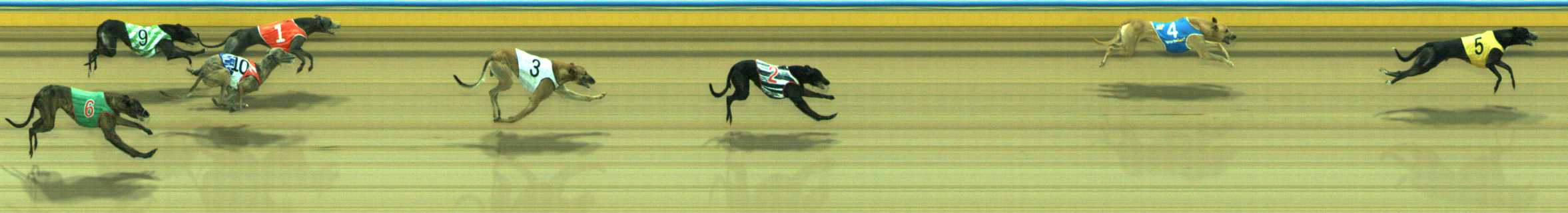 Photo finish for Traralgon Race 7