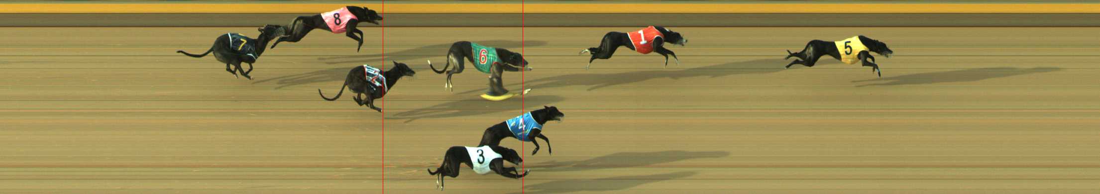 Photo finish for Traralgon Race 4